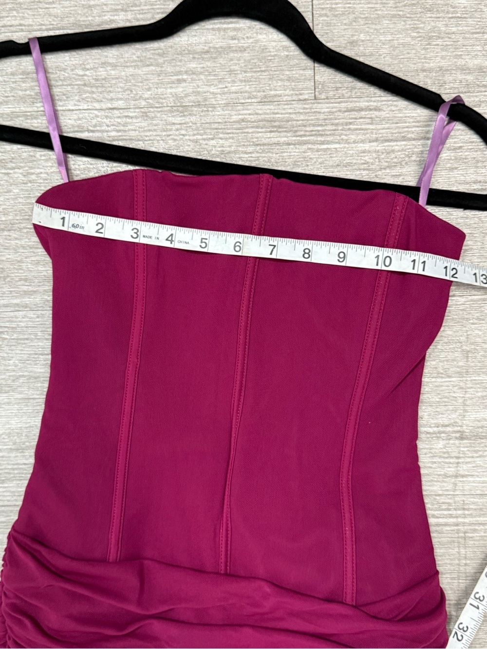 Runaway The Label Lillie Corset Maxi Dress Plum Mesh Strapless Formal XS NWT - Picture 5 of 8